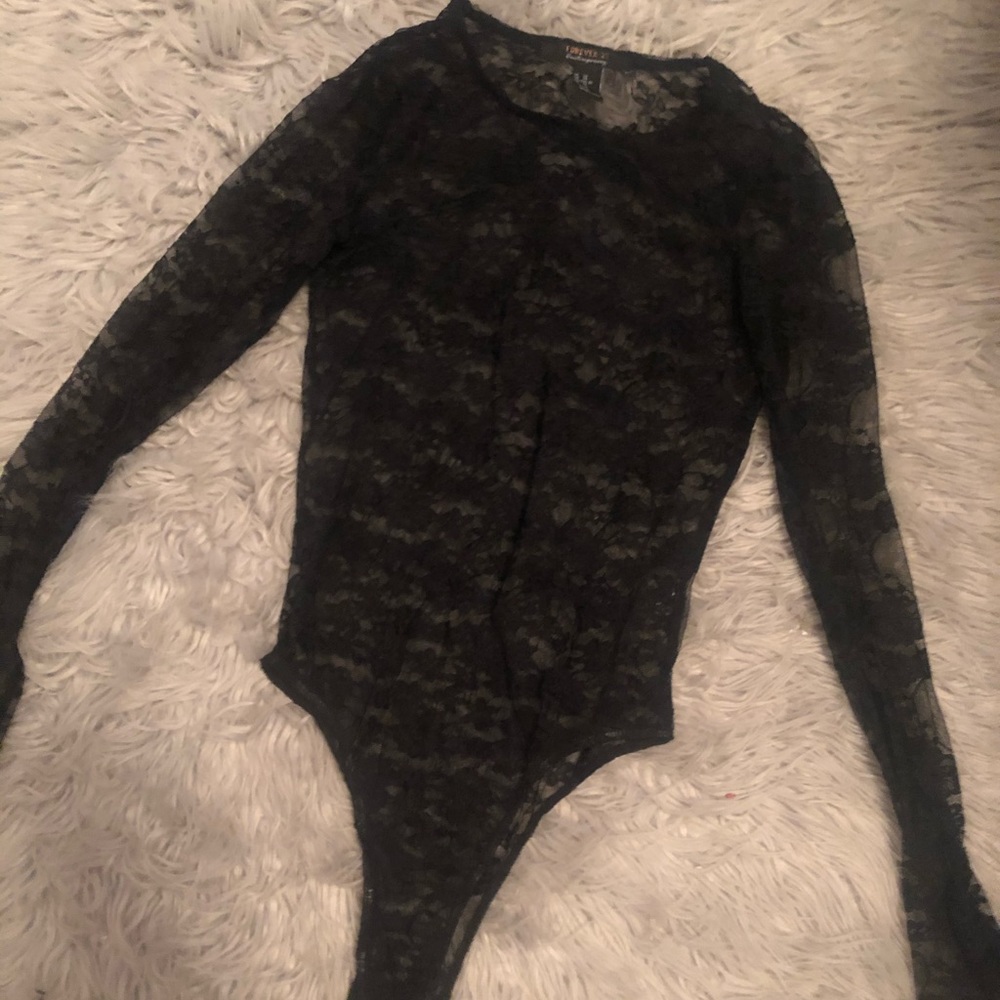 Lace body suit